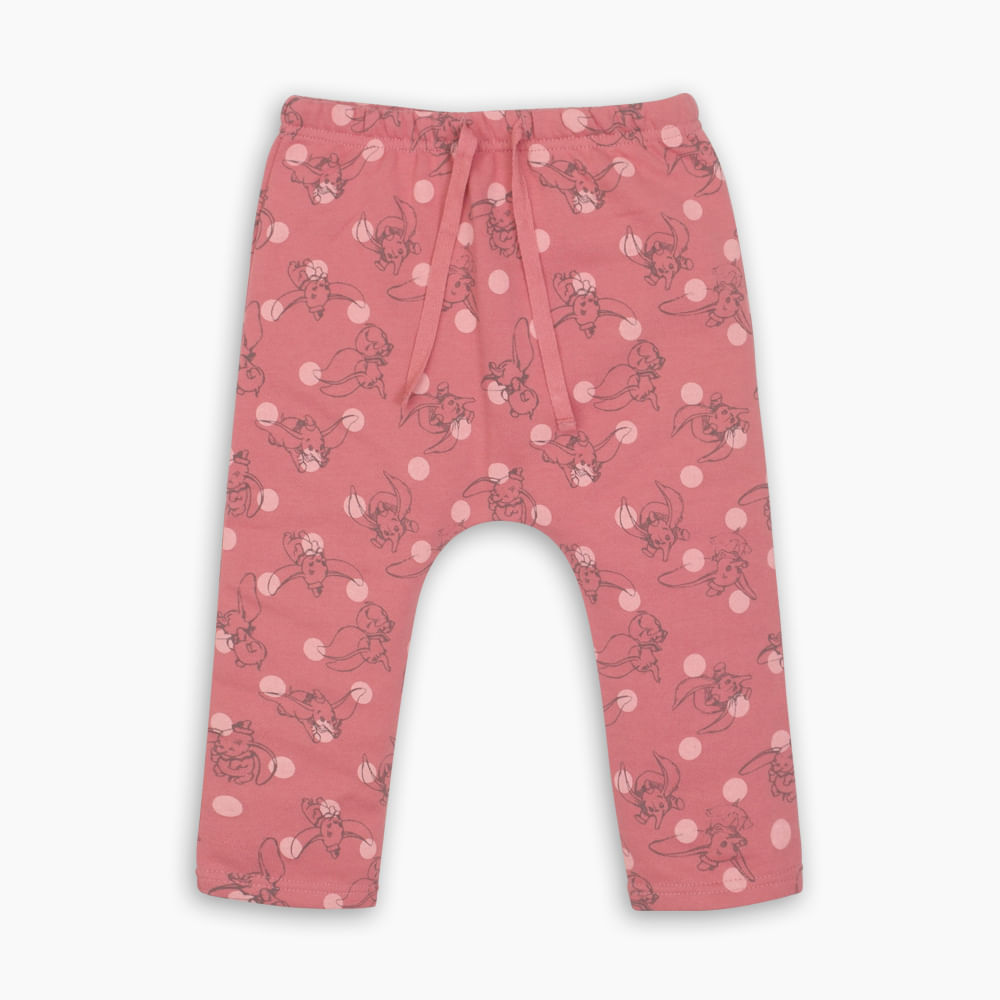 Pantalón de niña dumbo rosado PTPO2230I21 - Colloky Peru