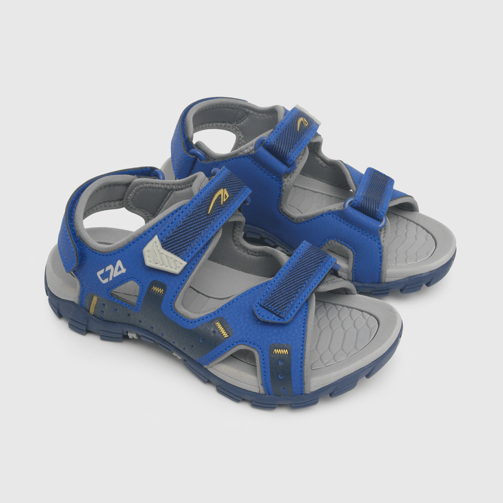 Sandalia de niño abierta con ajustable azul - Colloky Peru